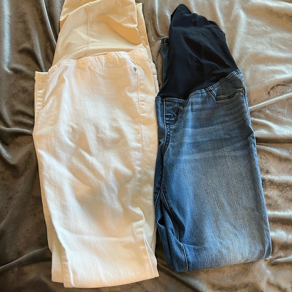 Maternity jeans size 2.